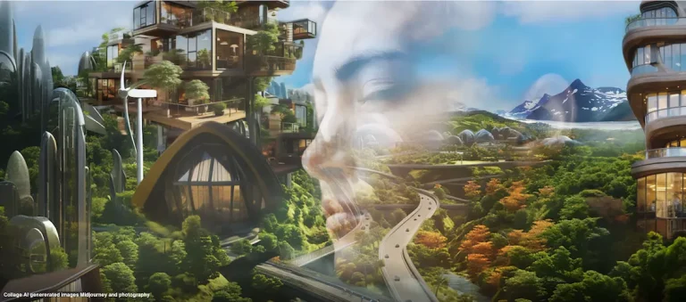 Image: Rejlers Collage AI generated image Midjourney and photography